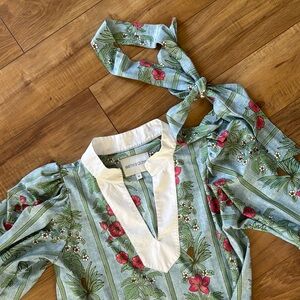 Smith & Quinn Floral Maxi Dress - Green and Red